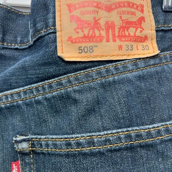 LEVI'S Men's 508 Tapered Denim Jeans size 33x30 - Picture 5 of 7